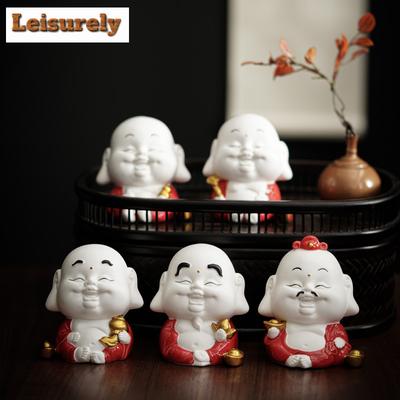 Ceramic Blessing Buddha Incense Holder Mist Smoking Steamers Incense Burners Aromatherapy Censer Teaware Supplies Decoration