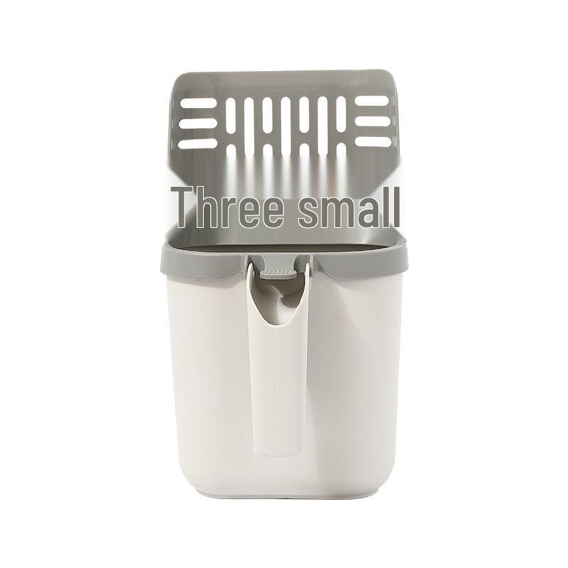 Large-Capacity Cat Litter Scoop & Waste Storage Box Without Trash Bags