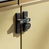 Zinc Alloy Password Lock Luminous Sign Mechanical Password Sliding Door Lock 3-Digit Combination 90/180 Degree Combination Lock