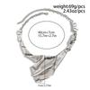 DIEZI Punk Vintage Irregular Choker Necklace Earrings Ring Set For Women Fashion Gold Silver Color Clavicle Jewelry Set