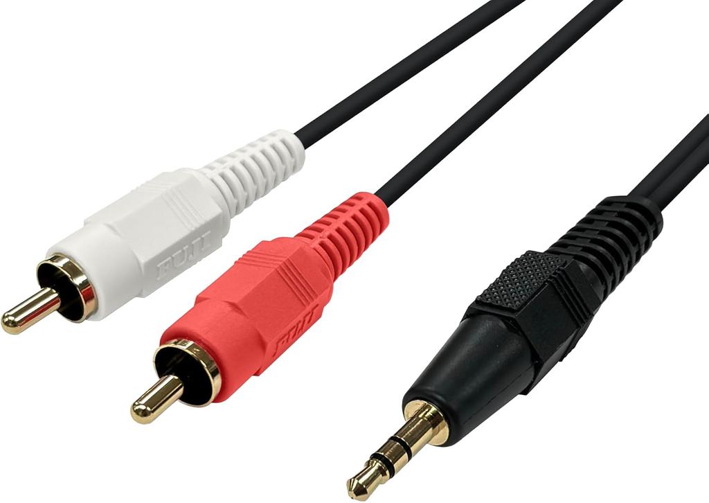 Fuji Parts Audio Cable, Stereo Mini Plug To 2-Pin, 30m, FVC-323-30m