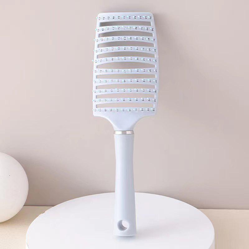 Women's Rib Comb for Wet/Dry Use: Fluffy, Cute Long Hair Styling Tool
