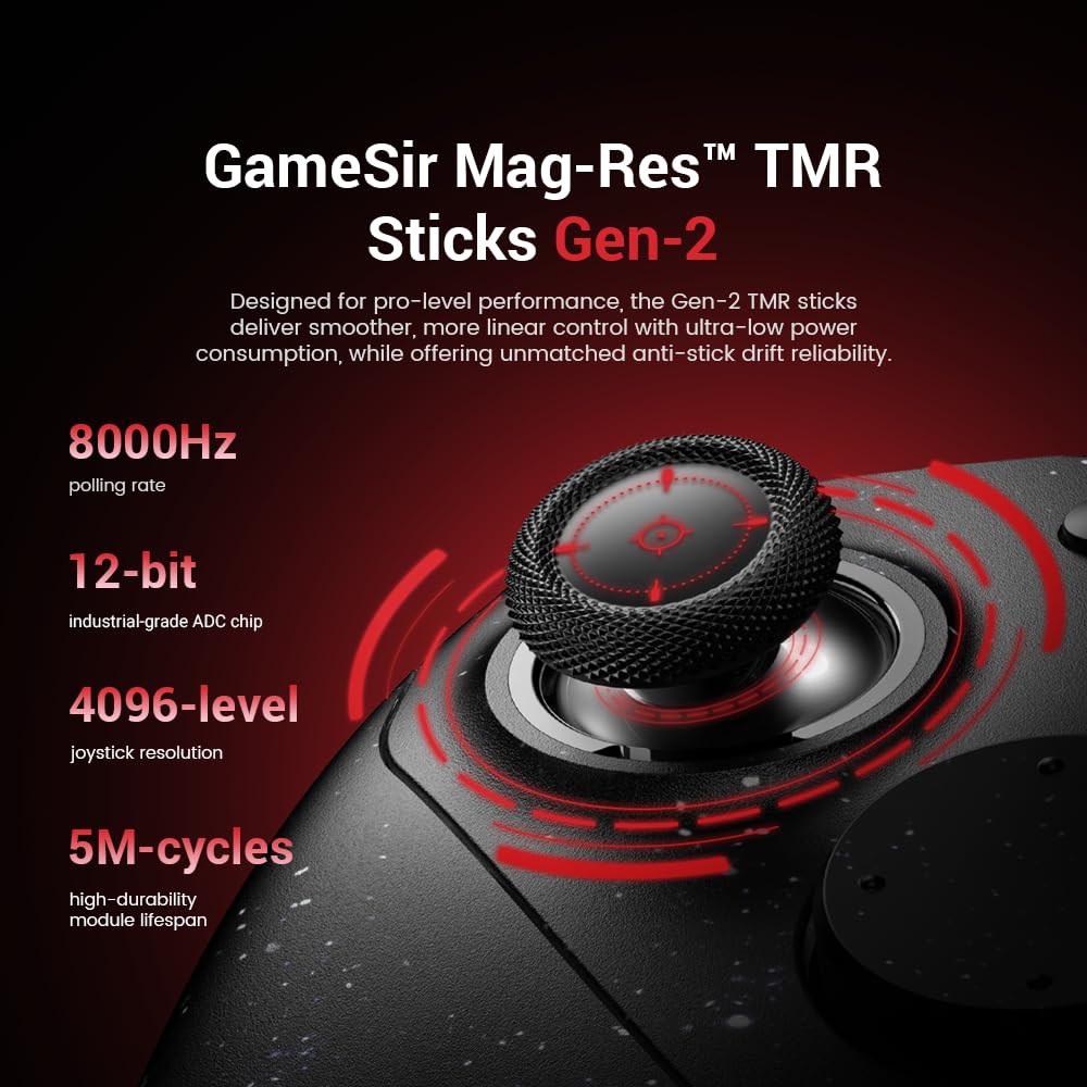 GameSir G7 Pro 8K PC Royal2 Collaboration Model Game Controller for gamepad with 8000Hz polling Js13ProTMR Hall effect trigger macro back mini 1000Hz