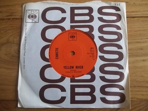

7inch Record CHRISTIE - Yellow River 4911 CBS 1970 UK Rock Used