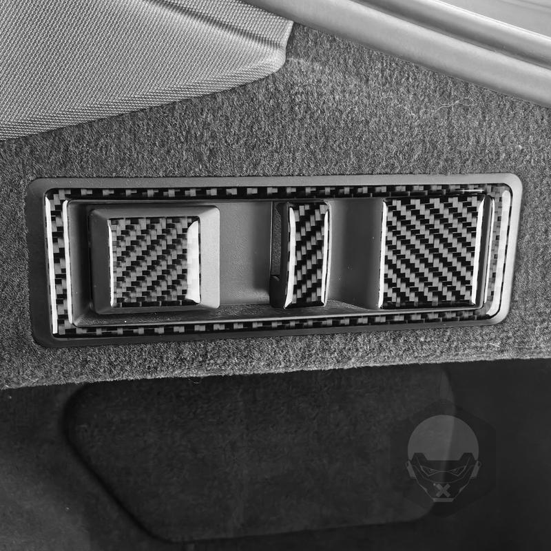 Carbon Fiber Car Accessories Trunk Hooks Modified Interior Trim Cover Sticker For BMW 4 Series 4 Door G22 G23 G26 -2025