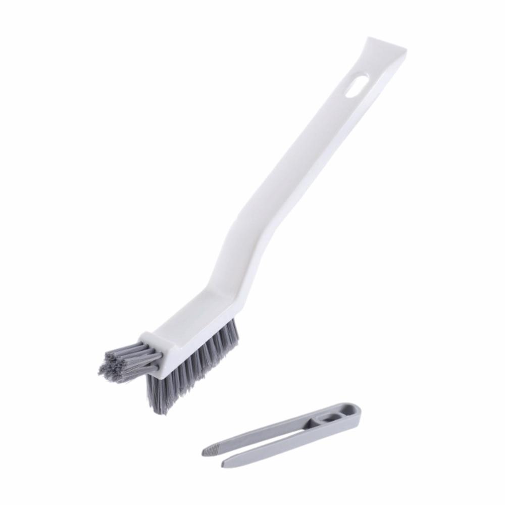 3 in1 Long Handled Gap Brush Hard Bristled Corner Brush Effective Crevice Brush  Bathroom Cleaning