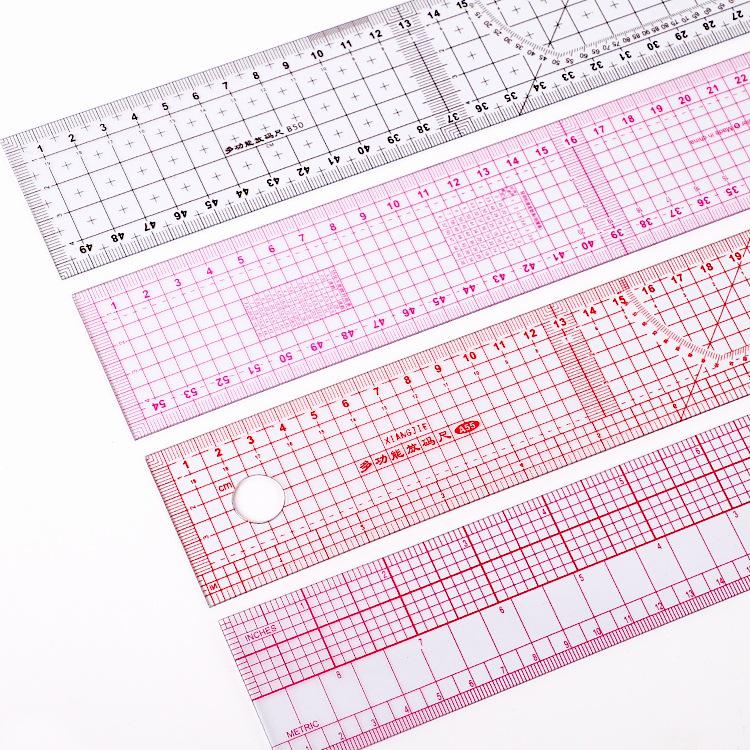 Schnittmuster- und Graduierungslineal-Set: Multifunktionale Schneiderwerkzeuge zum Nähen von Kleidern & für Kurvenschnitte