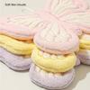 1pc Butterfly-Shaped Hanging Thick Coral Fleece Towel | Quick-Drying, Skin-Friendly, Fine Texture, Ideal for Kitchen and Bathroom Use