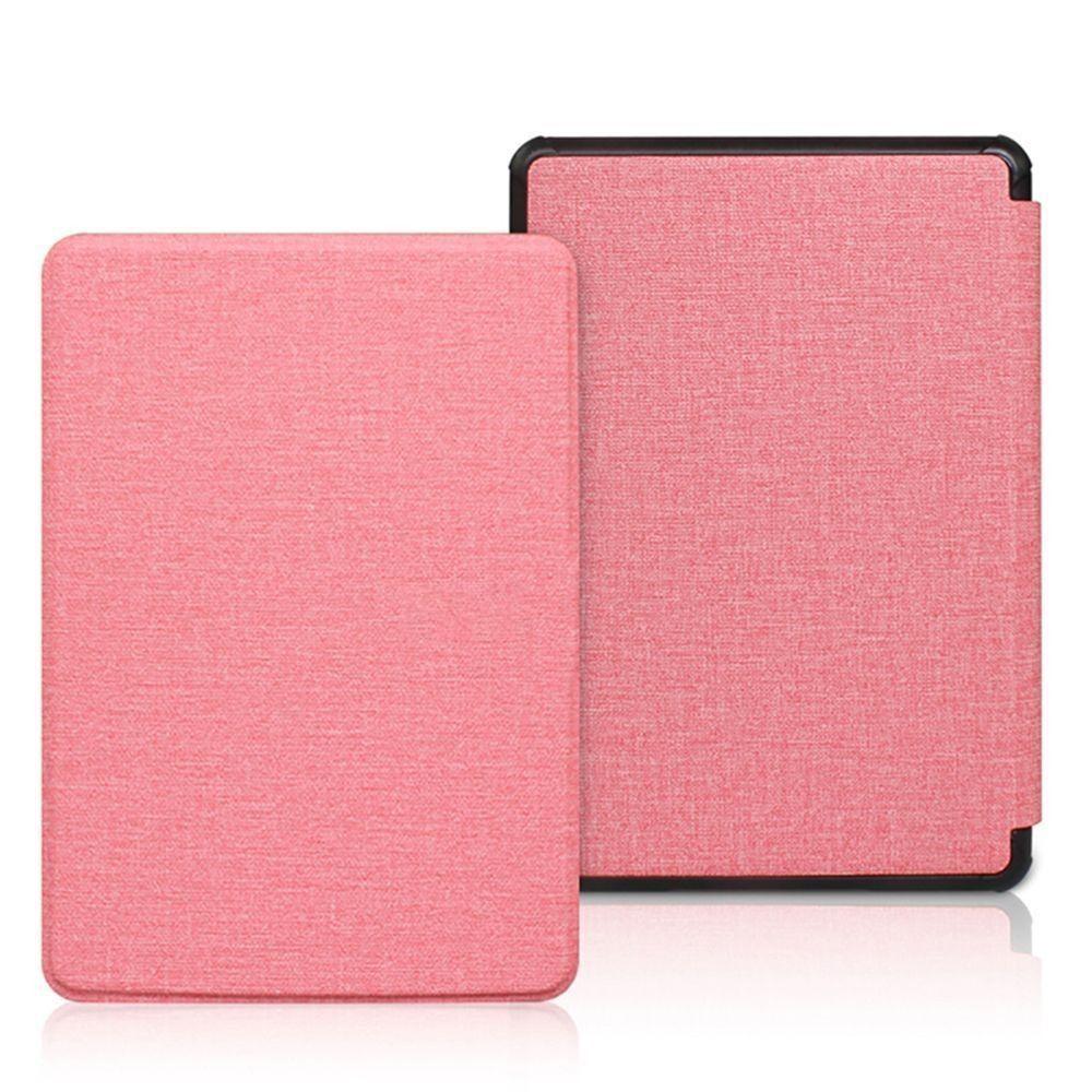 

Ультратонкий чехол-фолио для электронной книги с функцией автоматического пробуждения/сна, смарт-обложка, 6 дюймов, ПУ кожа розовый