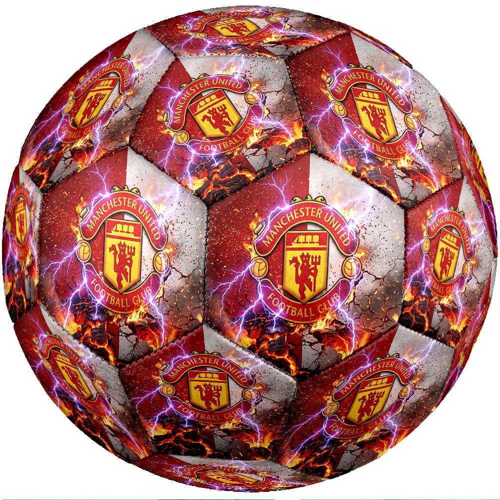 Pallone da calcio tema Manchester United Taglia 5 Pallone da calcio Tocco Morbido Pallone da calcio per Allenamento Professionale per Sport all'Aperto