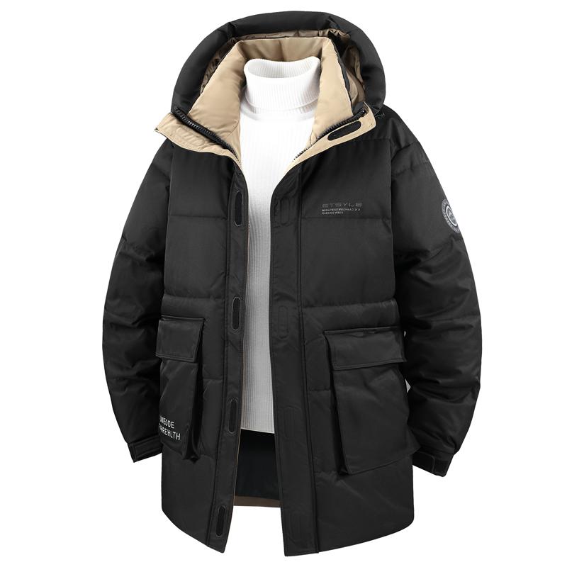 

Модні зимові чоловічі куртки великих розмірів 5XL-11XL з капюшоном, повсякденні, вільні, товсті, теплі, оверсайз, верхній одяг, чоловіче пальто 11XL