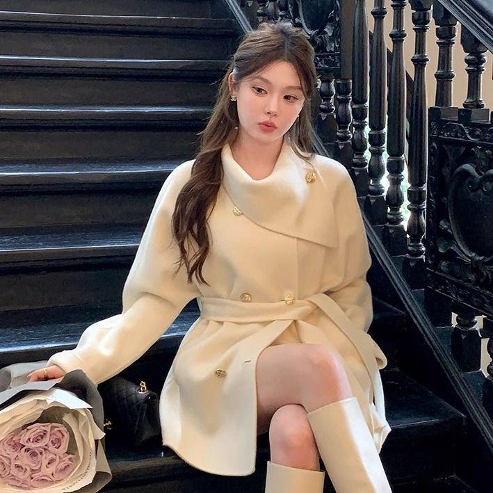 

Женское шикарное твидовое пальто - Стильное маленькое пальто на осень/зиму M 48-52kg