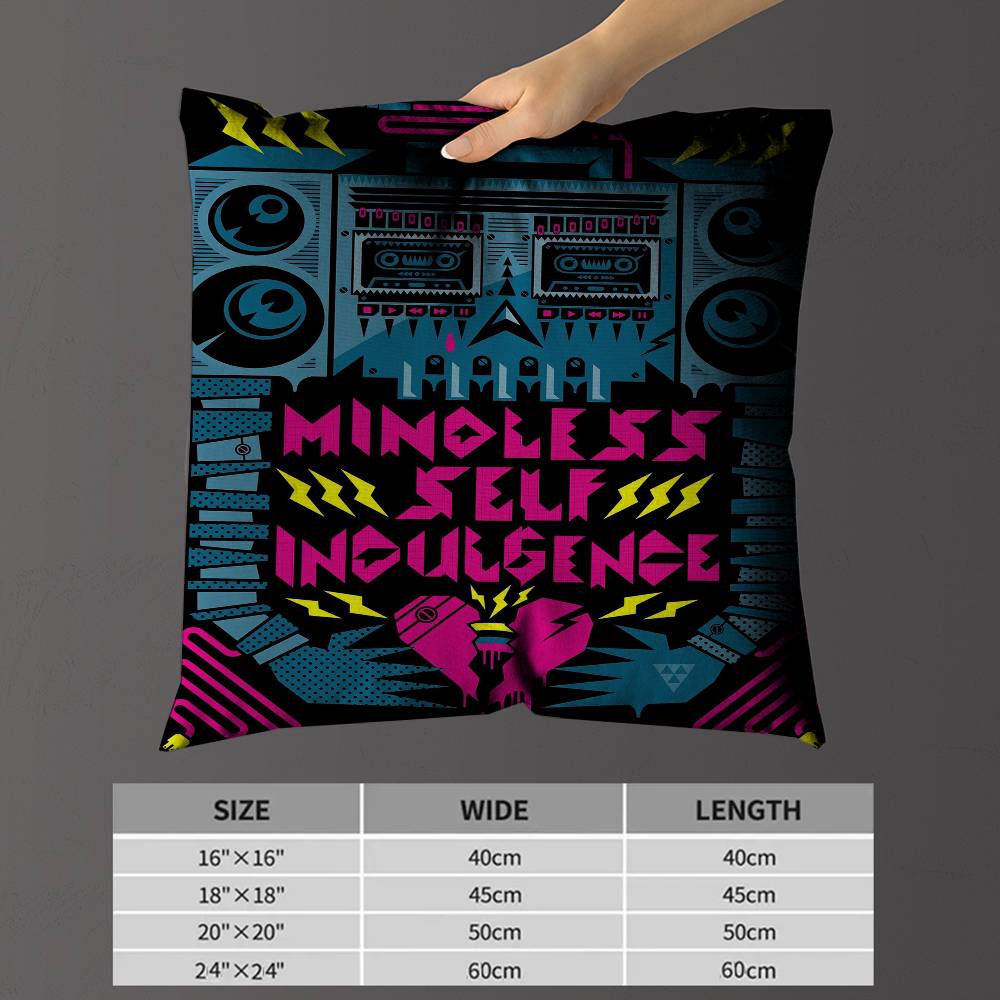 M-Mindless S-Self I-Indulgence Pillow Gifts Home Office Furnishings Bedroom Sofa Car Cushion Cover Case 45X45Cm