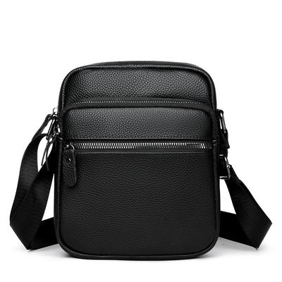 Bolsa de Ombro Único Casual e Moderna Simples e de Grande Capacidade Bolsa Transversal Masculina de Alta Qualidade