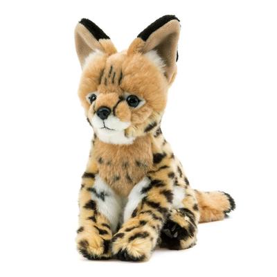 Peluche Serval Colorato (BambinoAnimale Realistico FamigliaTatto Morbido) Realistico Giocattolo Animale Bambola Regalo Presente Compleanno (Controllato due volte)  Natale