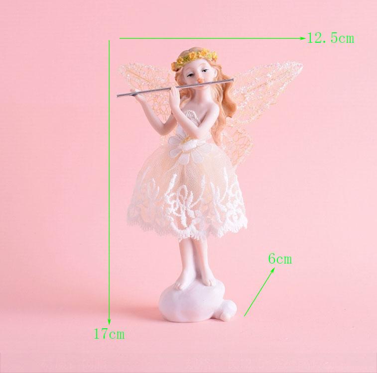 Evropské pryskyřičné ozdoby Anděl Květina Víla Domov Obývací pokoj Stůl Socha Řemesla Dětský pokoj Figurky Dekorace Narozeninové dárky