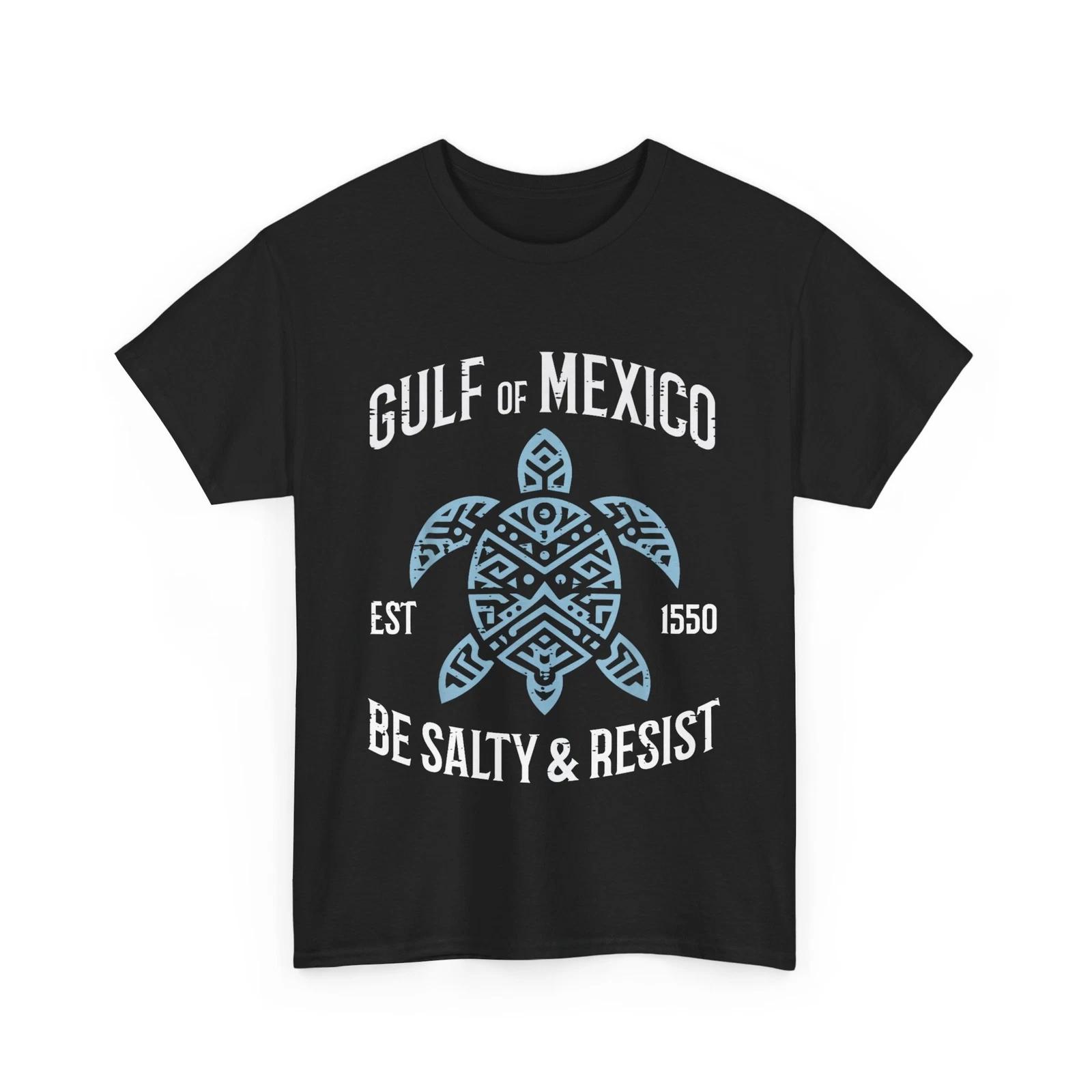 Gulf of Mexico Turtle Shirt, Gulf of Mexico EST 1550 Women Men T-Shirt 4XL