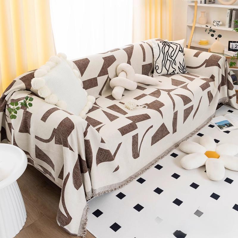 Chenille Sofa Cover Cloth, All-purpose, All-purpose, All-around Sofa Towel, New Three Seat, One Noble Consort Sofa Blanket