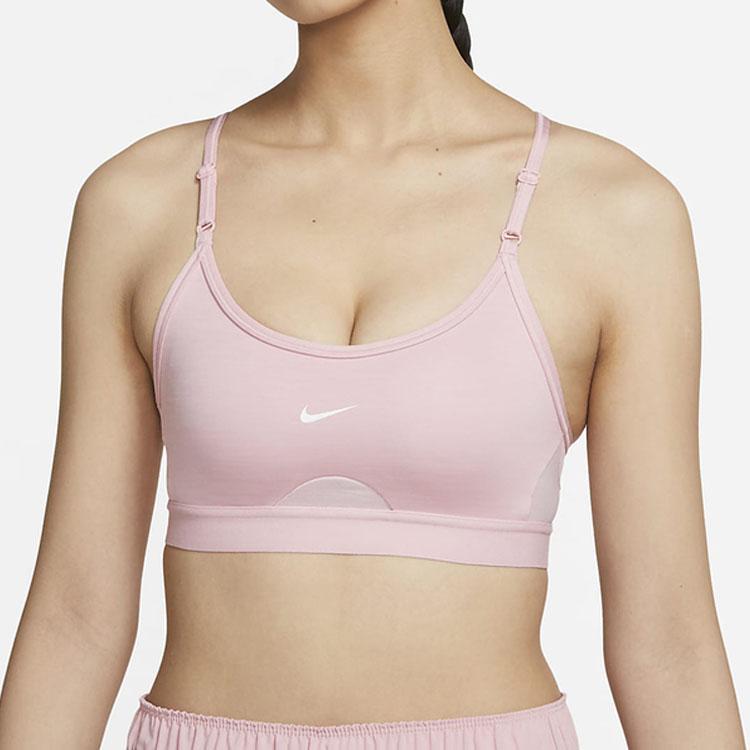 Nike Indy Low-Intensity Yoga Training Quick-Dry Sports Tank Top Women Tops Pink CZ4463-631
