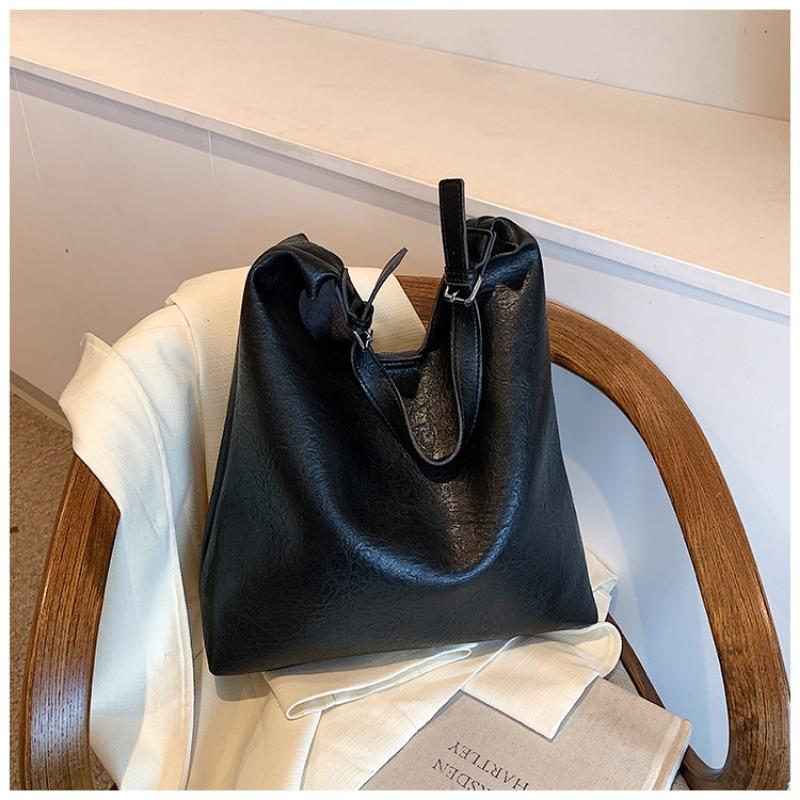 Autumn and Winter Fashion Lazy Style Commuter Tote Bag Simple Large Capacity Women's Bag Shoulder Bag Underarm Bag
