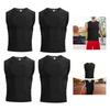 Men's Compression Shirt with Chest Protection for Sports Activities