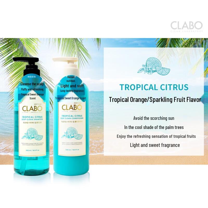 Conjunto de Shampoo KeraSys Clairpour Laranja Doce Volumizador e Controle de Oleosidade