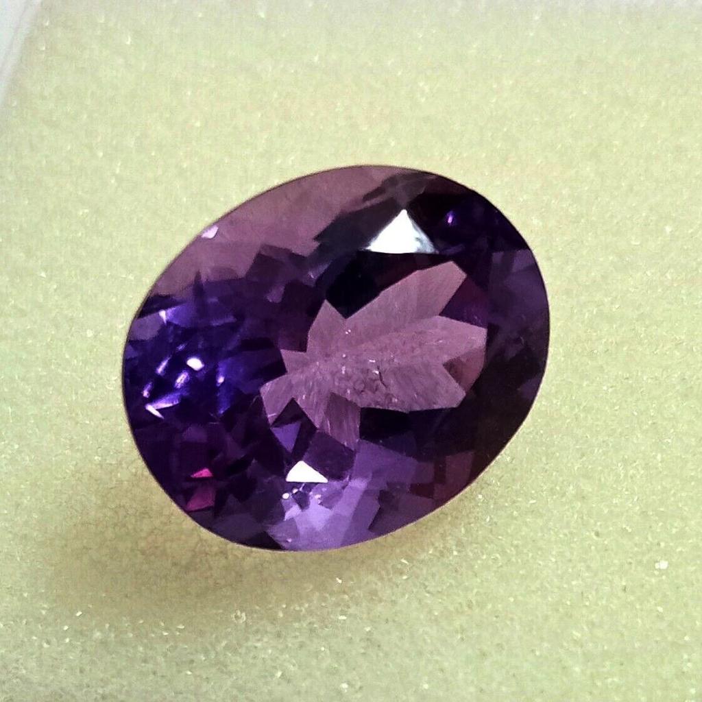 10.90 Ct Natural Amethyst Oval Cut AAA Certified Loose Gemstone