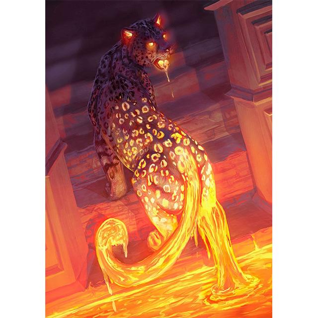 Fantasy Animals Water Fire Elemental Fusion Prints Poster Canvas Painting Modern Wall Art Picture Living Room Bedroom Home Decor