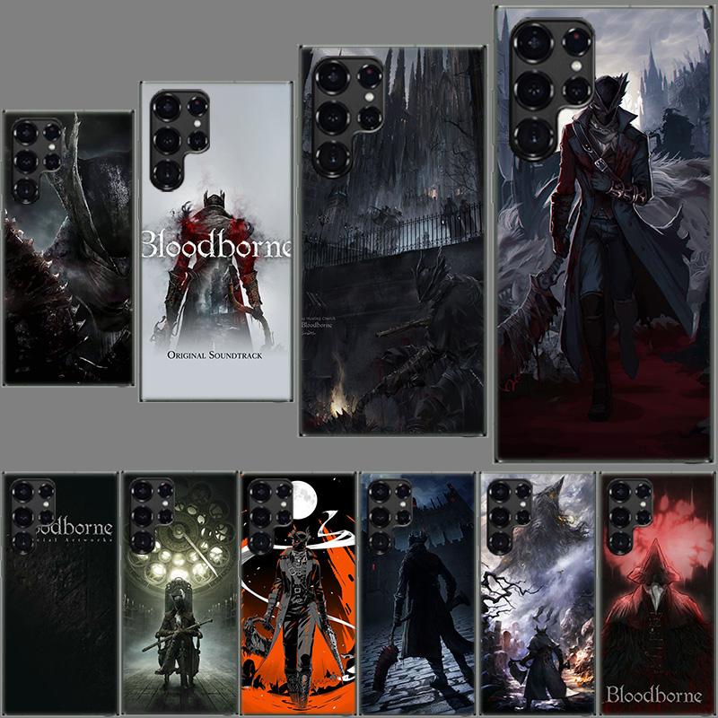 Game Bloodborne Phone Case For Samsung Galaxy S24 S23 S21 S20 FE S22 S26 Ultra S25 Edge S10 Plus Cover Clear TPU Capa Shell Coqu