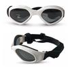 Foldable Dog Sunglasses for Outdoor Windproof Waterproof Pet Eye Glasses For Small Dogs With Adjustable Elastic Strap