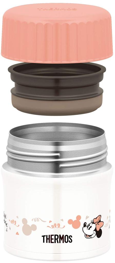 Thermos Vacuum Insulated Soup Jar, Disney Beige Pink, 300ml, JBU-300DS BEP