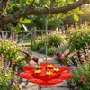 Decorative Hanging Feeder Leak-Proof Hummingbird Feeder Window Feeding Station Garden Patio