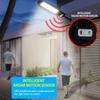 LED Außen Hofleuchte IP65 Wasserdicht Bewegungssensor Solar Straßenleuchte Multifunktionale Gartenleuchte für Flur Platz Hof 168/126/84/42LED