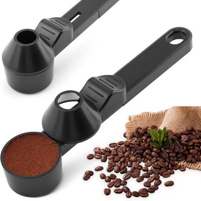 1Pcs Coffee Scoop With Funnel For Reusable K-cup Coffee Pot 2 Tablespoon Capacity Coffee Measuring Spoon Outdoor Tableware
