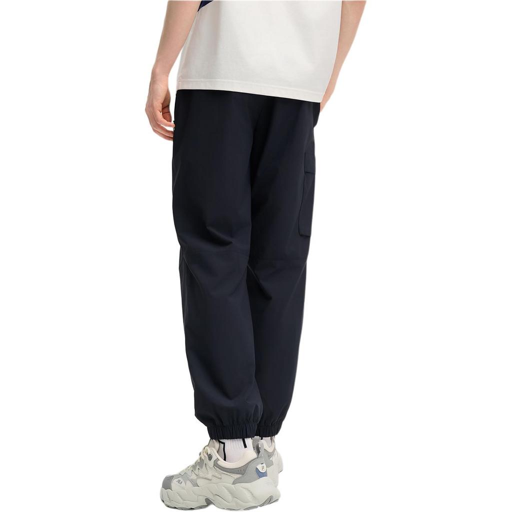 FILA Comfortable Versatile Workwear Knitted Sports Pants Men bottoms Black F11M519603FBK