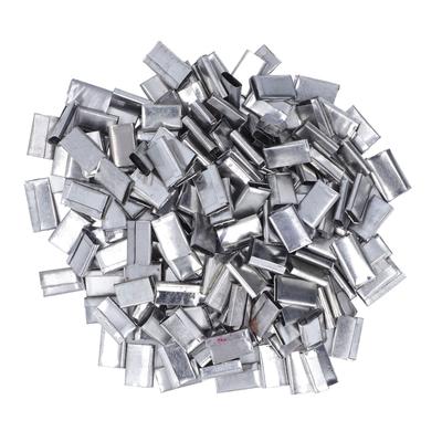 Verpackungsbanddichtungen 1KG Eisenblech-Umreifungsclips PP-Gurtverpackungsschnallen