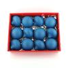 12pcs Plastic Christmas Ball Waterproof Shatterproof Xmas Tree Hanging Ornament Colorful Christmas Spheres Pendant Gift