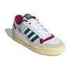 adidas Forum Low CL White Legacy Teal Unisex Sneakers Cloud-White Legacy-Burgundy HQ6874