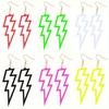 Acrylic Lightning Drop Earrings for Women Dangle Earrings Girls Party Jewelry Gifts