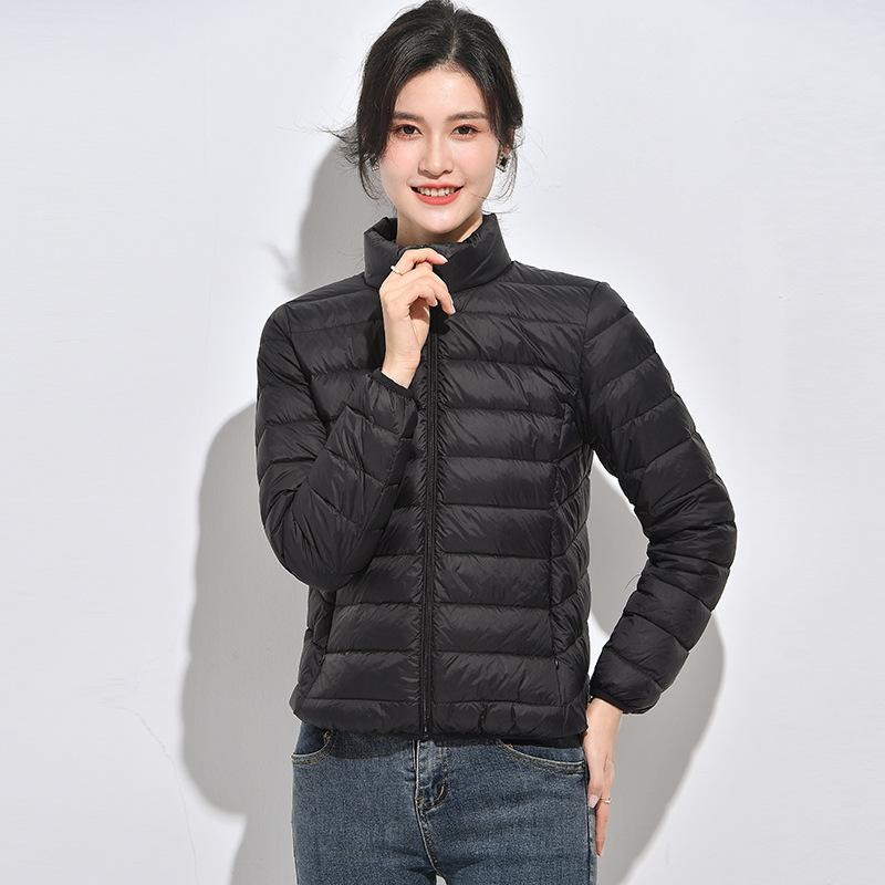 Elegant Thin Section Down Jacket Women's Lightweight Lightweight Light Outdoor Short Section Fall and Winter Jacket Comfortable Personalized Clothes