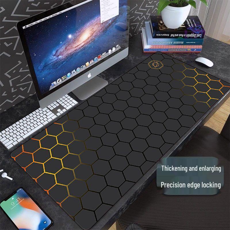 Cartoon Cute Oversized Gaming Mouse Pad with Thickened Wrist Support - Perfect for Boys, Girls, and Office Desks