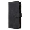 For Samsung Galaxy A37 5G Case Zipper Wallet Multiple Card Slots Leather Phone Cover with Wrist Strap