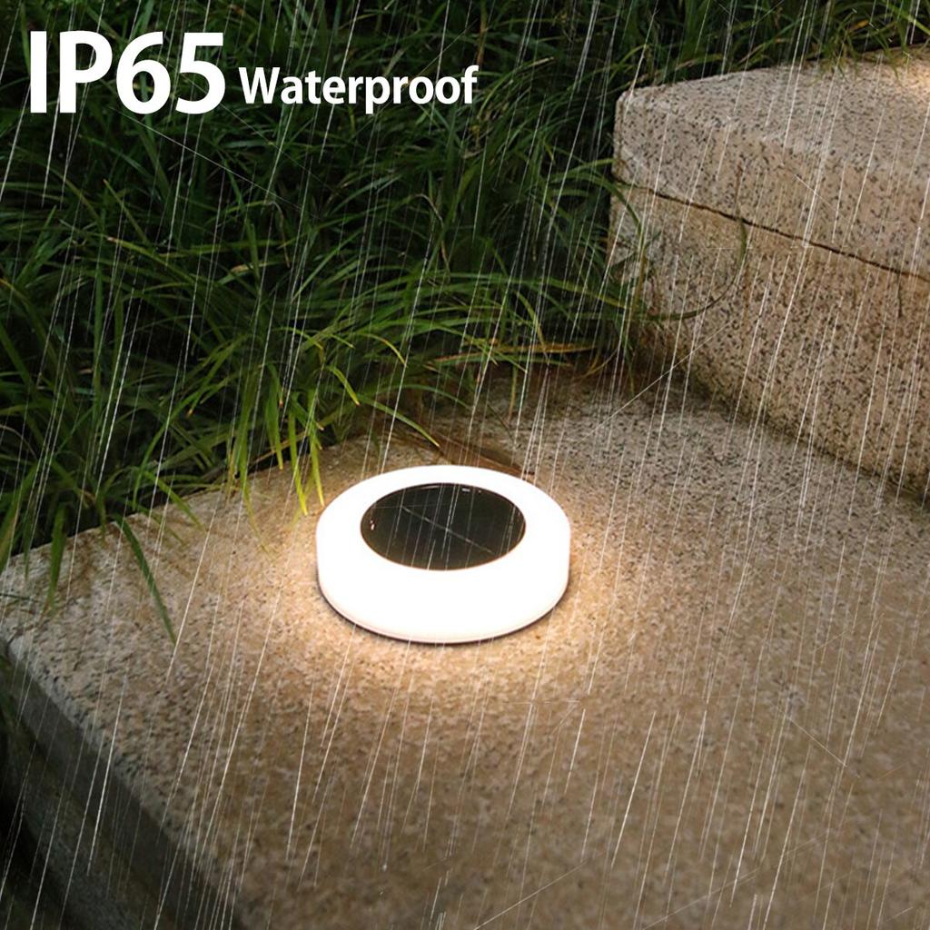 Solar Garden Lights Outdoor LED Solar Ground Lights Waterproof Landscape PathWay Floor Under Spot Lamp Decoration Lighting