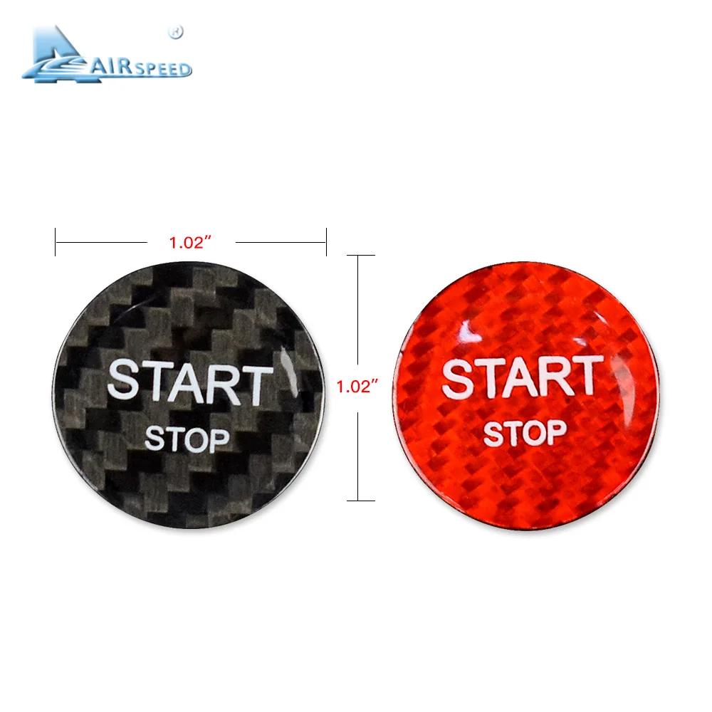 Carbon Fiber Engine Start Button Cover for Peugeot 408 308S 508 C4L DS5 2012-2023 Interior Sticker