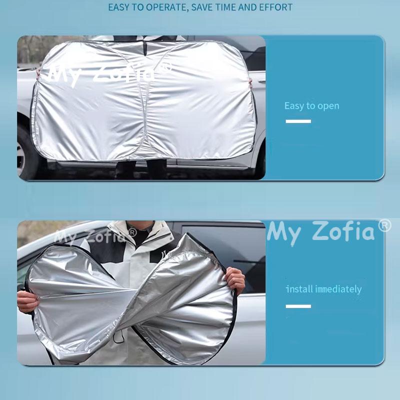For BYD Seal U Sealion 6 Song Plus 2024 2025 2026 Car Windshield Sunshade Cover Anti UV Protection Auto PartsWindshield Sunshades 1