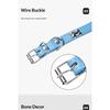 Adjustable Pet Collar Bone Accessory Dog PU Leather Traction Rope Popular Dog Collar