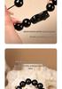 Obsidian Pixiu Zodiac Birth Buddha Beads Bracelet for Luck and Peace, Unisex