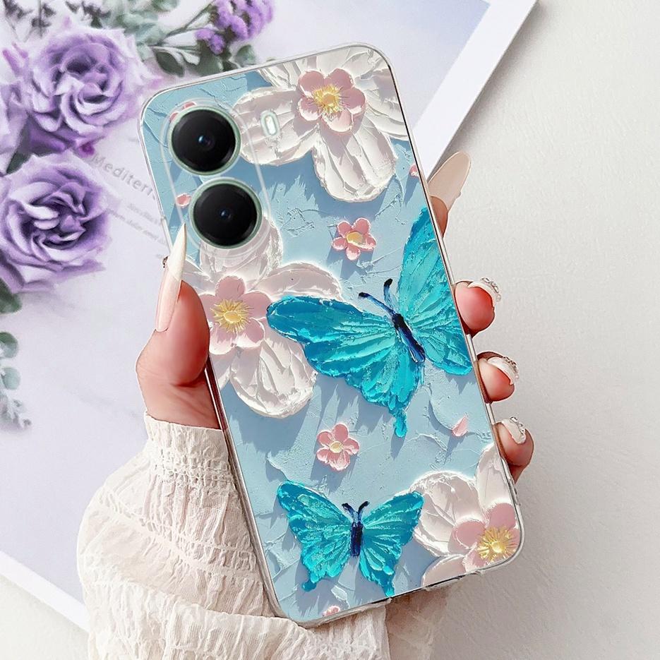Für Xiaomi Poco X7 Pro 5G Hülle Stylische Bemalte Abdeckung Klare Silikon Weiche TPU Handyhülle Für Xiaomi Poco X7 Pro X7Pro Hülle Coque