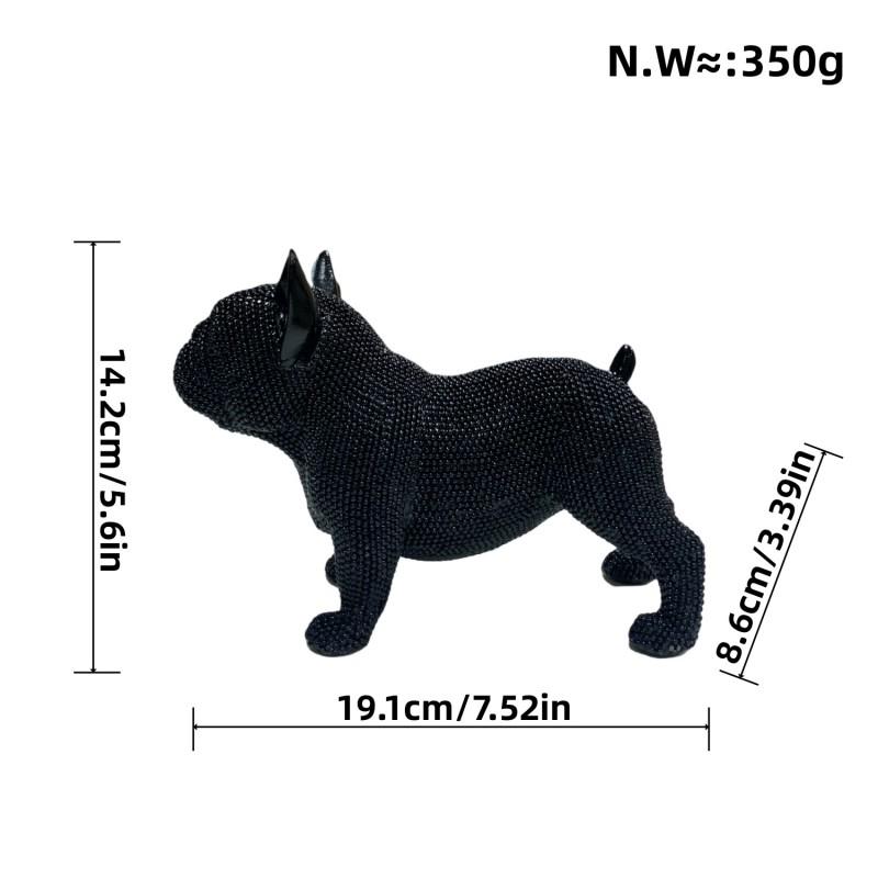 Modern Minimalist Resin Dog Figurine Home Decor Living Room Shelf Cabinet Entryway Gift