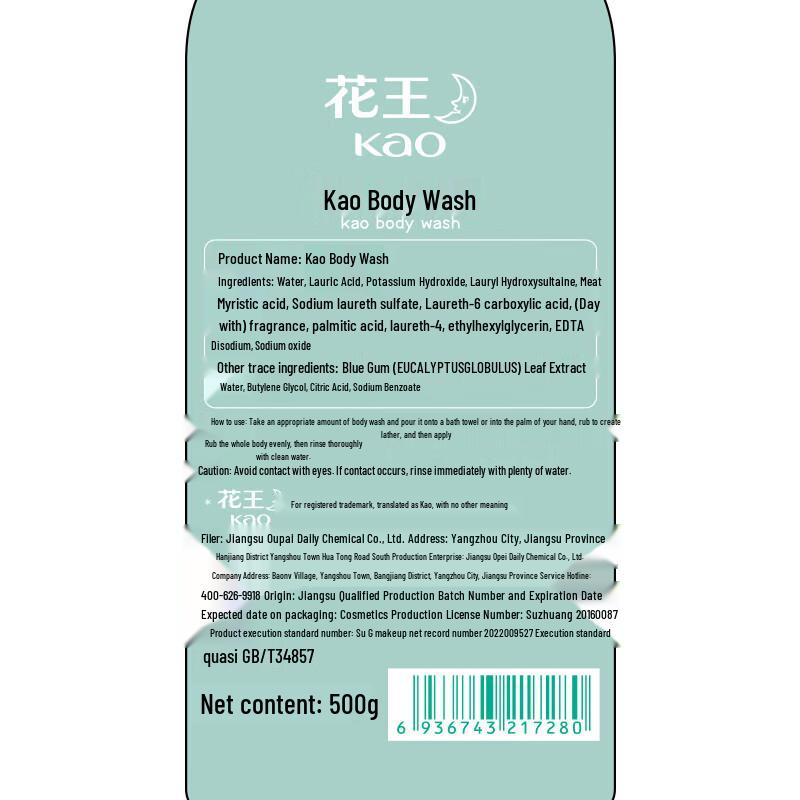 KAO Care & Comfort Refreshing Shower Gel